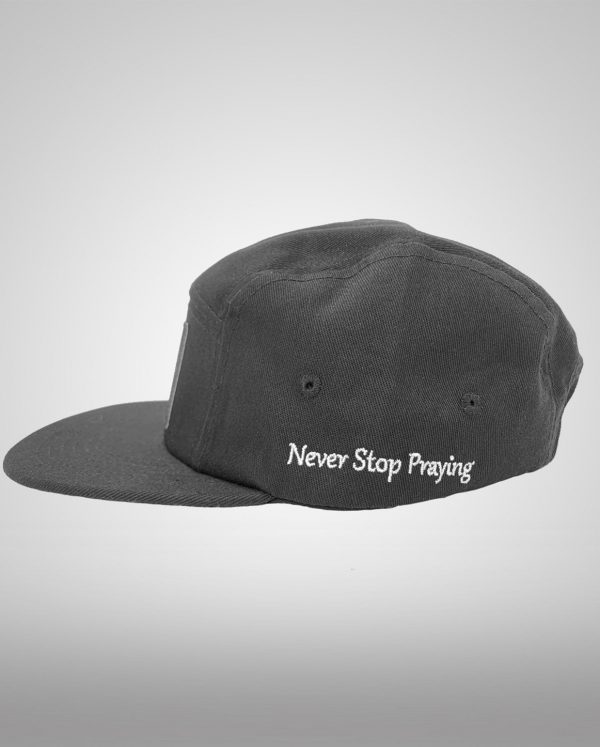 5-Panel "Never Stop Praying" Cotton Hat