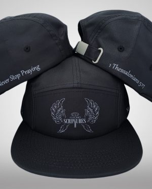 5-Panel "Never Stop Praying" Polyester Sublimated Hat