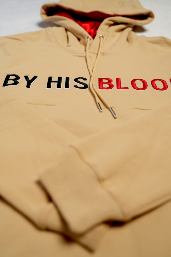 "BY HIS BLOOD" UNISEX HOODIE