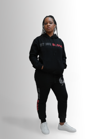 "BY HIS BLOOD" UNISEX HOODIE